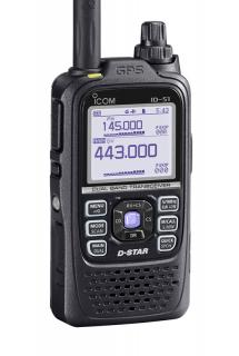 RADIOTELEFON ICOM ID-51E PLUS MOC 5W,  DUOBANDER 2 m/70 cm, D-STAR, GPS