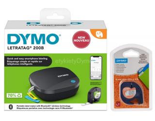 Drukarka DYMO LetraTag 200B Bluetooth + 2x Taśma Letratag papierowa biała Autoryzowany Dystrybutor DYMO. Sklep stacjonarny - Warszawa!