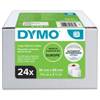 Etykiety DYMO adresowe duże - 89 x 36 mm biały S0722390 (24 rolki) Autoryzowany Dystrybutor DYMO. Sklep stacjonarny - Warszawa!