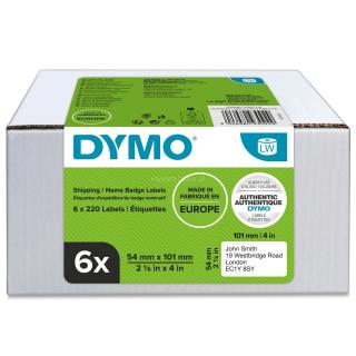 Etykiety DYMO na identyfikator transportowy imienny - 101 x 54 mm biały 2093092 (6 rolek) Autoryzowany Dystrybutor DYMO. Sklep stacjonarny - Warszawa!
