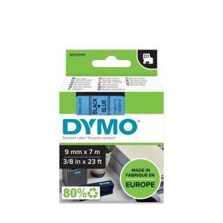 Taśma DYMO D1 - 9 mm x 7 m niebieska / czarny nadruk S0720710 / 40916 Autoryzowany Dystrybutor DYMO. Sklep stacjonarny - Warszawa!