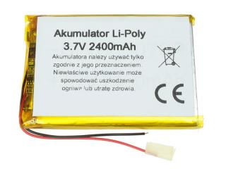 Akumulator Li-Poly 2400mAh 3,7V