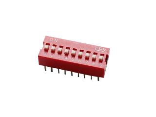 DIP Switch RoHS X 9 Czerwony    /983