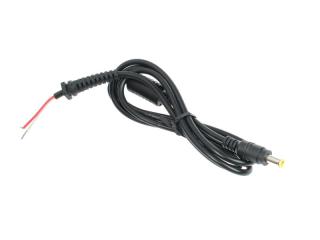 Kabel zasilacza DC wtyk  5,5/3,0mm długość 1,2m