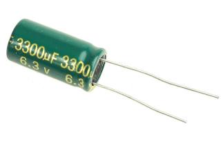 Kondensator LOW ESR 3300uF /6,3V 10x20mm  (3szt)