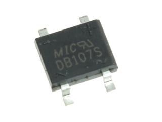 Mostek 1A 1000V DB107S  SMD - (2 szt) /010