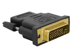 Przejście wtyk DVI- gniazdo HDMI 19pin (DVI-HDMI)