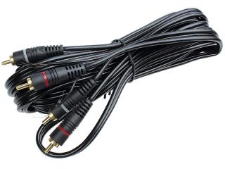 Przyłącze kabel 2xRCA+sterowanie CHINCH   (5m)