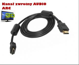 Przyłącze kabel HDMI-HDMI   Kanał zwrotny AUDIO ARC  (5m)