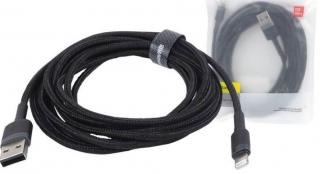 Przyłącze kabel USB -IPHONE  LIGHTNING QuickCharger (3m)
