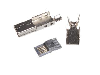 Wtyk USB typ B mini 5pin kabel  (2szt)  /549