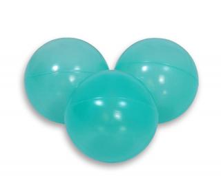 Plastikowe piłki BOBONO do suchego basenu 50szt. - aqua transparent