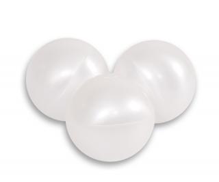 Plastikowe piłki BOBONO  do suchego basenu 50szt. - perłowe