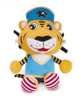 Pluszowa zabawka tygrys z klipsem z kolekcji "Piraci" Canpol
