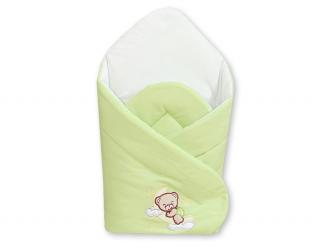 Rożek dla niemowląt usztywniany MY SWEET BABY - Dobranoc zielone