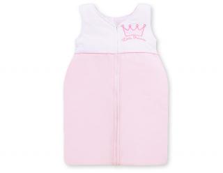 Śpiworek niemowlęcy BOBONO - Little Prince/Princess różowe