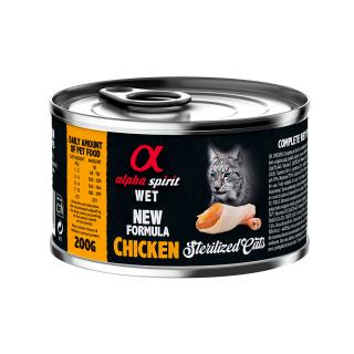 Karma mokra dla kota Sterilised Cats Chicken 200 g (dorosły)