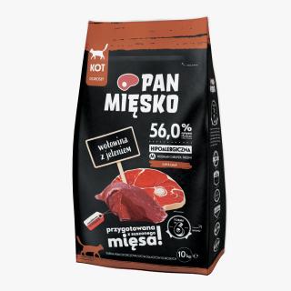 Pan Mięsko karma sucha dla kota Wołowina z jeleniem M 10kg