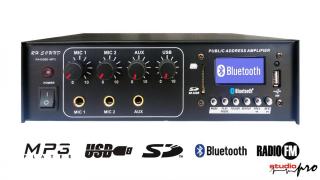 PA450BE Wzmaczniacz 100V /MP3+FM+IR