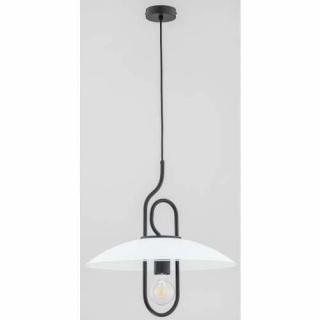 Alfa Chee 6062340 lampa wisząca zwis 1x60W E27 czarny/biały