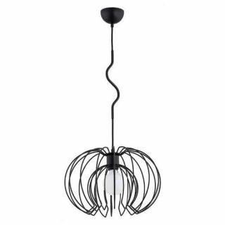 Alfa Kiwi 6060240 lampa wisząca zwis 1x60W E27 czarny