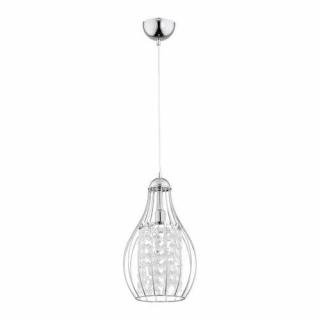 Alfa Piro 6064400 lampa wisząca zwis 1x40W E14 srebrny