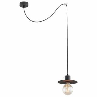 Argon Corso 3835 lampa wisząca podwieszana LED 1x15W E27, czarna/stal