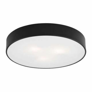 Argon Darling 1186 plafon okrągły lampa natynkowa oprawa sufitowa nowoczesna śr. 45 cm 3X15W E27 czarny - wysyłka w 24h