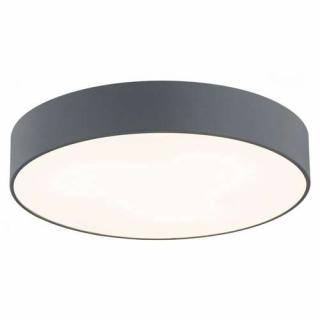 Argon Darling 3080 plafon okrągły lampa natynkowa oprawa sufitowa nowoczesna śr. 25 cm 2X60W E27 szary