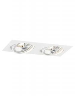 Argon Olimp Plus 1046 BZ oczko lampa wpuszczana downlight 2x15W GU10 AR111 białe