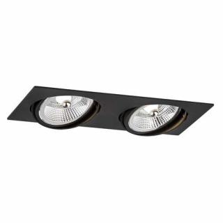 Argon Olimp Plus 1047 oczko lampa wpuszczana downlight 2x15W GU10 AR111 czarne - wysyłka w 24h