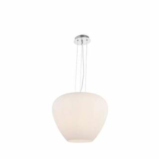 Azzardo Baloro M AZ3176 lampa wisząca zwis 1x60W E27 biały/chrom