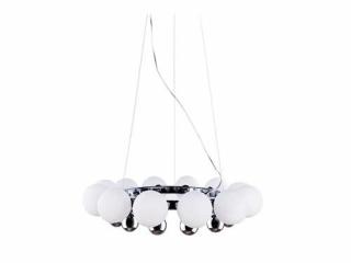 Azzardo Esperanza AZ0095 MD 2028-12 Lampa wisząca zwis oprawa 12x40W G9 biała/chrom - NEGOCJUJ CENĘ