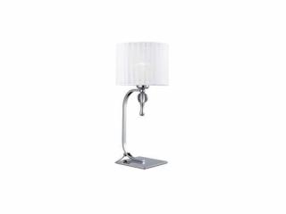 Azzardo Impress AZ1107 1976-1T-WH Lampa stołowa lampka 1x60W E27 biała - Negocjuj cenę