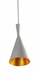 Azzardo VITA AZ1340 lampa wisząca zwis 1x60W E27 biały/złoty - Negocjuj cenę