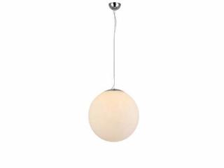 Azzardo WHITE AZ2515 lampa wisząca zwis 1x40W E27 biały/chrom - Negocjuj cenę