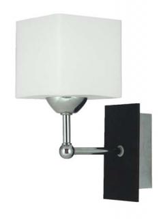 Candellux Cubetto 21-24513 kinkiet lampa ścienna 1x60W E27 chromowy/czarny