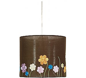 Candellux Garden 31-03195 lampa wisząca zwis 1x60W E27 biała/brązowa