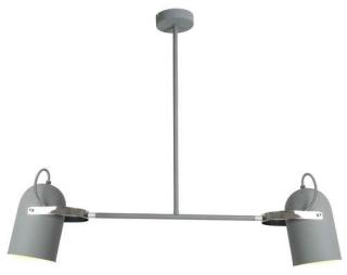 Candellux Gray 32-66510 lampa wisząca zwis 2x40W E27 szary