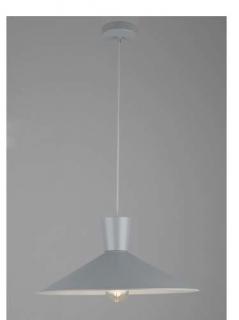 Candellux Ledea Elista 50101246 lampa wisząca zwis 1x60W E27 szara