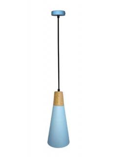 Candellux Ledea Faro 50101258 lampa wisząca zwis 1x40W E27 niebieska