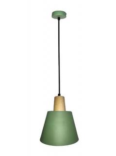 Candellux Ledea Faro 50101260 lampa wisząca zwis 1x40W E27 zielona