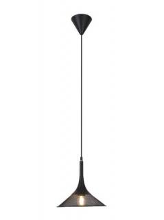 Candellux Ledea Kiruna 50101205 lampa wisząca zwis 1x40W E27 czarna