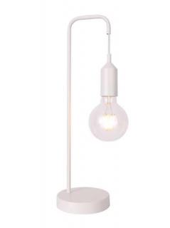 Candellux Ledea Laren 50501193 lampa stołowa lampka 1x40W E27 biała