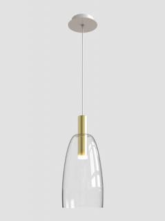 Candellux Ledea Modena 50133067 lampa wisząca zwis 1x5W LED złota