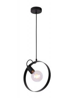 Candellux Ledea Nexo 50101199 lampa wisząca zwis 1x40W E27 czarna