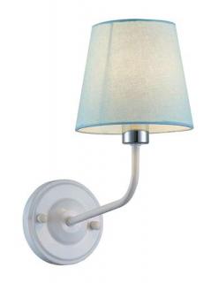 Candellux Ledea York 50401102 kinkiet lampa ścienna 1x60W E14 biały-niebieski