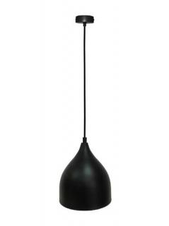 Candellux Ledea Ystad 50101268 lampa wisząca zwis 1x40W E27 czarna