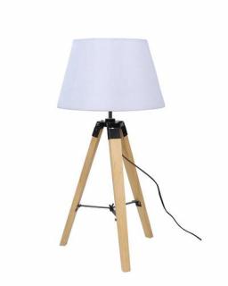 Candellux Lugano 41-31136 lampka stołowa biurkowa 1x60W E27 beżowy