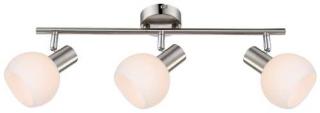 Candellux Mauro 93-61607 plafon lampa sufitowa 3x4W E14 LED satyna / nikiel